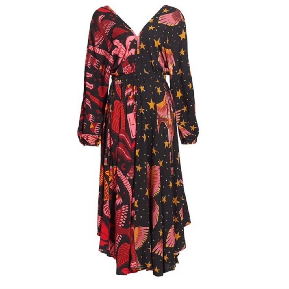 Farm Rio mixed prints midi-dress Small